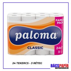   Paloma Classic toalett papír - 24 tekercs / csomag - 3 réteg 82 lap