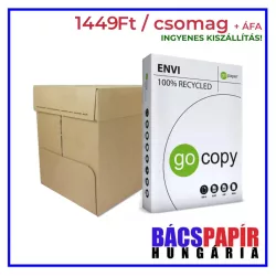   ÚJRAHASZNOSÍTOTT FÉNYMÁSOLÓPAPÍR Go Copy Envi A/4 80 gr 500 ív/csomag