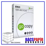 1 RAKLAP (300 csomag) ÚJRAHASZNOSÍTOTT FÉNYMÁSOLÓPAPÍR Go Copy Envi A/4 80 gr 500 ív/csomag