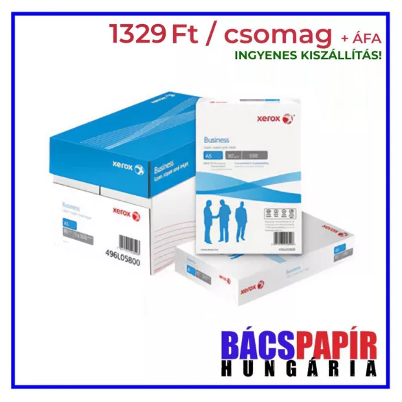 A5 FÉNYMÁSOLÓ PAPÍR - XEROX Business A/5 80 g 500 ív/csomag