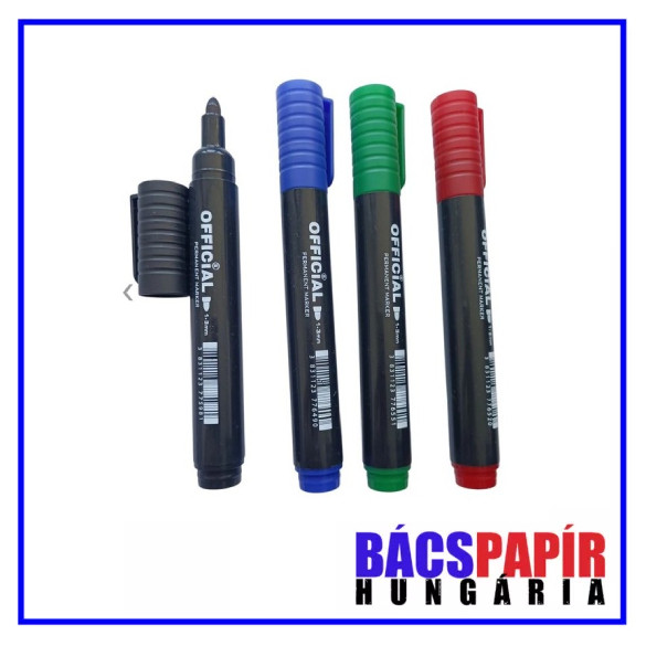 OFFICIAL Alkoholos filc - kerek hegyű 1-3 mm