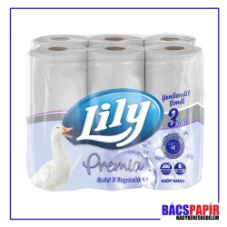 Lily Premia kézi törlőpapír - 6 tekercs / csomag