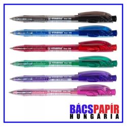 STABILO Liner 308 golyóstoll - nyomógombos, 0,38 mm