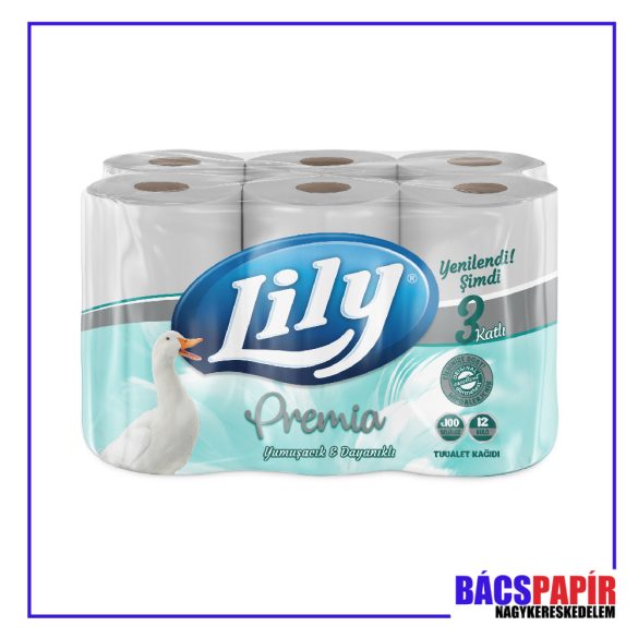 Lily Premia toalett papír - 12 tekercs / csomag