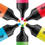 PELIKAN 490 Szövegkiemelő - lapos testű 1-5 mm vágott - vegyes színek