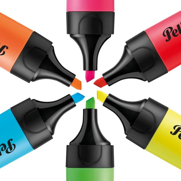 PELIKAN 490 Szövegkiemelő - lapos testű 1-5 mm vágott - vegyes színek