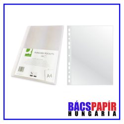   Q-CONNECT Lefűzhető Genotherm A4 75mic - 100 db víztiszta - KF14843