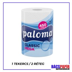   Paloma Classic Mega kéztörlő - 1 tekercs / csomag - 2 réteg 450 lap