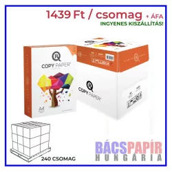   1 RAKLAP (240 csomag) A4 FÉNYMÁSOLÓ PAPÍR R-Copy Prémium A/4 80 gr 500 ív/csomag