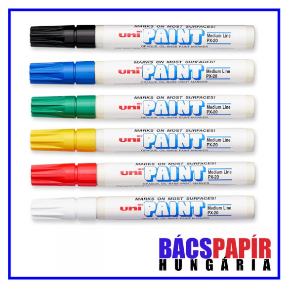 UNI PX-20 lakkfilc - Kúpos 2,2-2,8 mm festékfilc