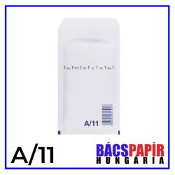 Légpárnás tasak 120x175 mm - A/11 - Fehér szilikonos