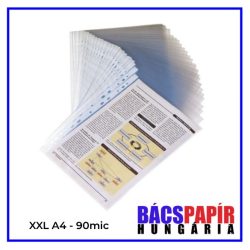   Lefűzhető XXL Genotherm A4 (225x305 mm) 90mic - 50 db víztiszta