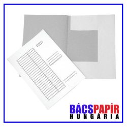 Pólyás Dosszié A4 Papír - 230 gr, Táblázatos, fehér
