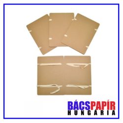 Szalagos irományfedél A4 - 650 g/m2, natúr