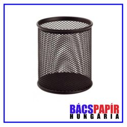 Írószertartó - Fémhálós - kerek 8x9cm