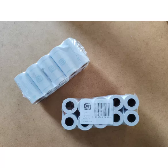 Pénztárgépszalag 57x30x12 mm - Thermo 48g 9 méter - 10 db/csomag