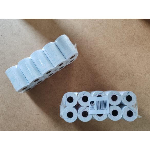 Pénztárgépszalag 57x40x12 mm - Thermo 48g 17 méter - 10 db/csomag