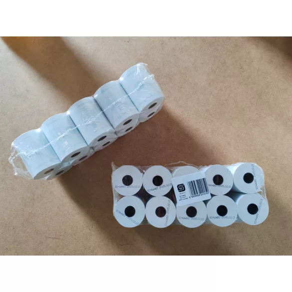 Pénztárgépszalag 57x50x12 mm - Thermo 48g 28 méter - 10 db/csomag