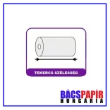 Pénztárgépszalag 57x50x12 mm - Thermo 48g 28 méter - 10 db/csomag