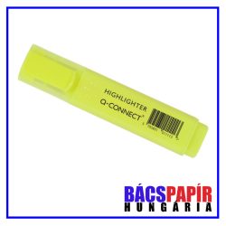 Q-CONNECT Szövegkiemelő 1-4 mm - SÁRGA lapos testű 