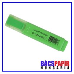 Q-CONNECT Szövegkiemelő 1-4 mm - ZÖLD lapos testű 