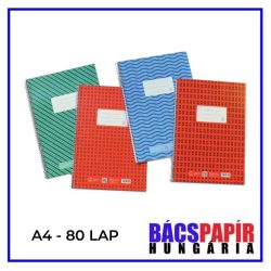 FŰZFŐI Spirálfüzet A4 - 80 lap 