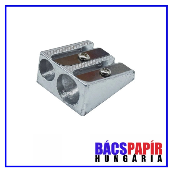 Hegyező 2 lyukú - fém
